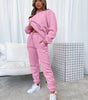 Casual Sweatshirt and Long Pants Set for Women