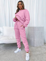 Casual Sweatshirt and Long Pants Set for Women