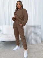 Casual Sweatshirt and Long Pants Set for Women