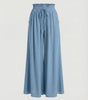 Flowy and Wide High-Waisted Palazzo Pants for Women