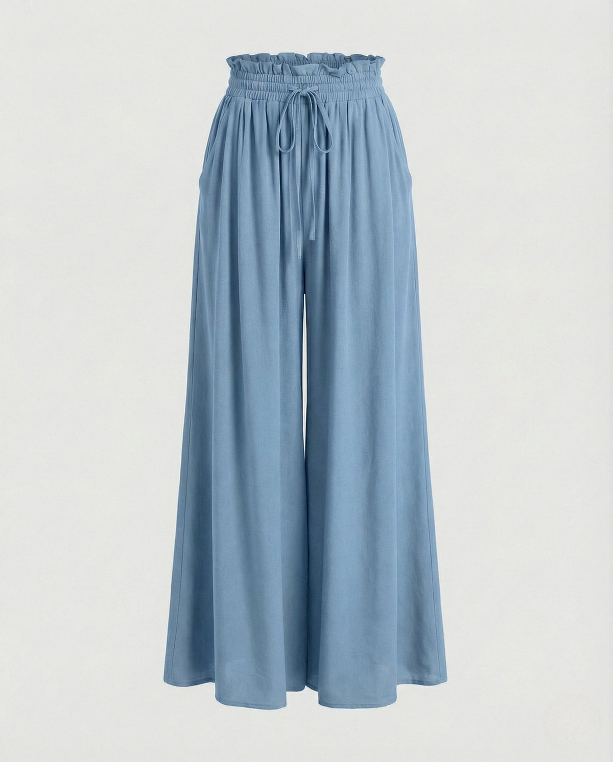 Flowy and Wide High-Waisted Palazzo Pants for Women