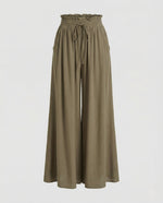 Flowy and Wide High-Waisted Palazzo Pants for Women