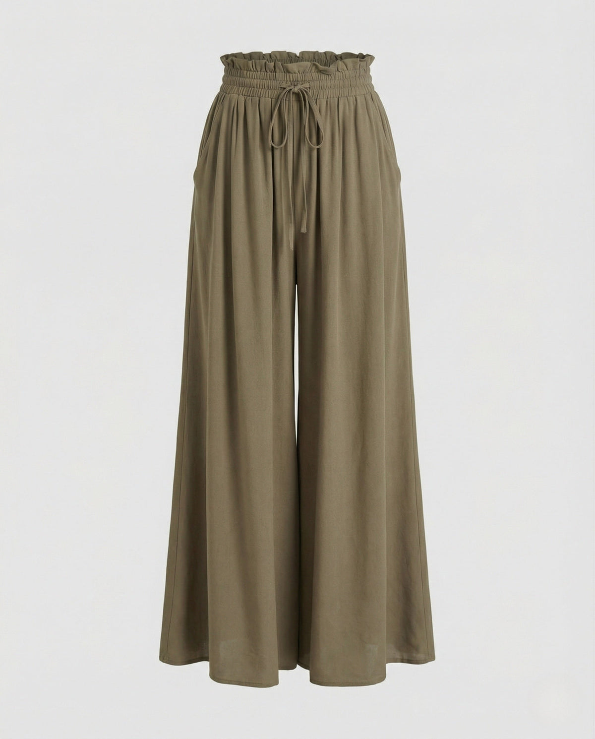 Flowy and Wide High-Waisted Palazzo Pants for Women