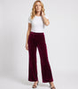 High-Waisted Flared Corduroy Pants for Women