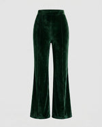 High-Waisted Flared Corduroy Pants for Women