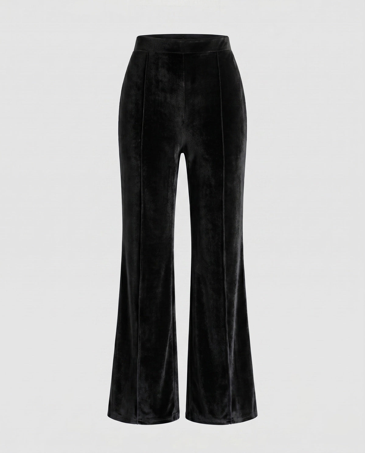 High-Waisted Flared Corduroy Pants for Women
