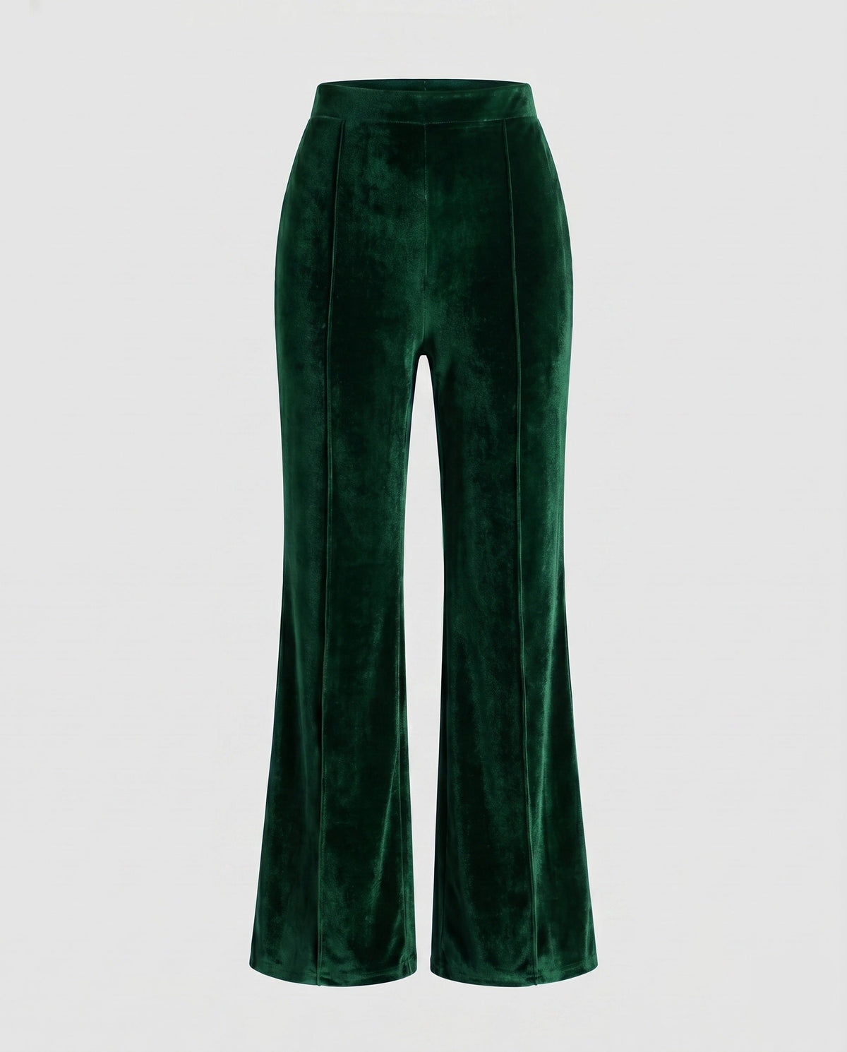 High-Waisted Flared Corduroy Pants for Women