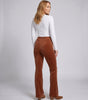High-Waisted Corduroy Flared Pants for Women
