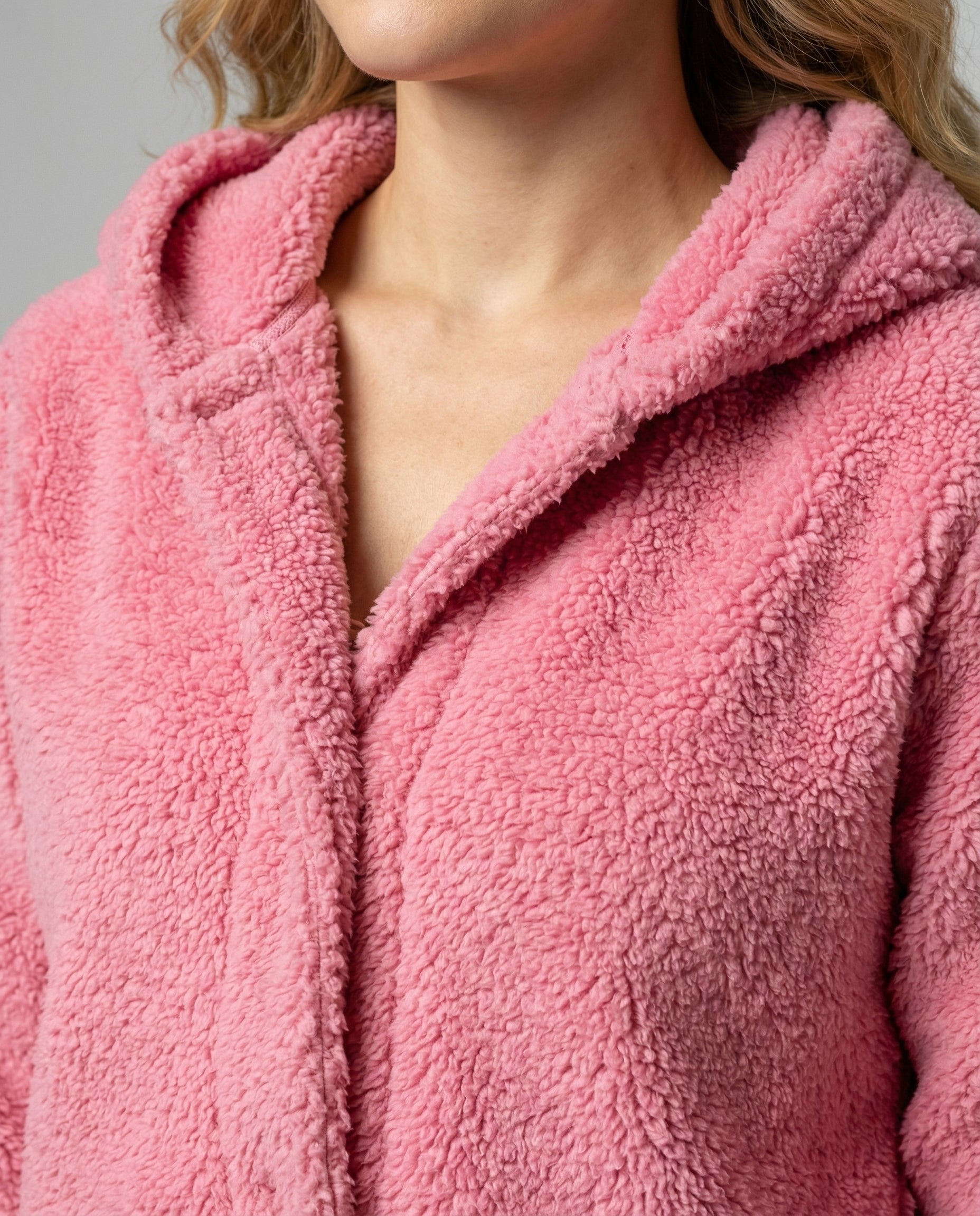 Women's Teddy Fleece Hoodie Jacket