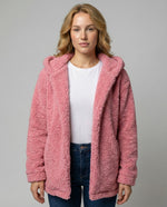 Women's Teddy Fleece Hoodie Jacket