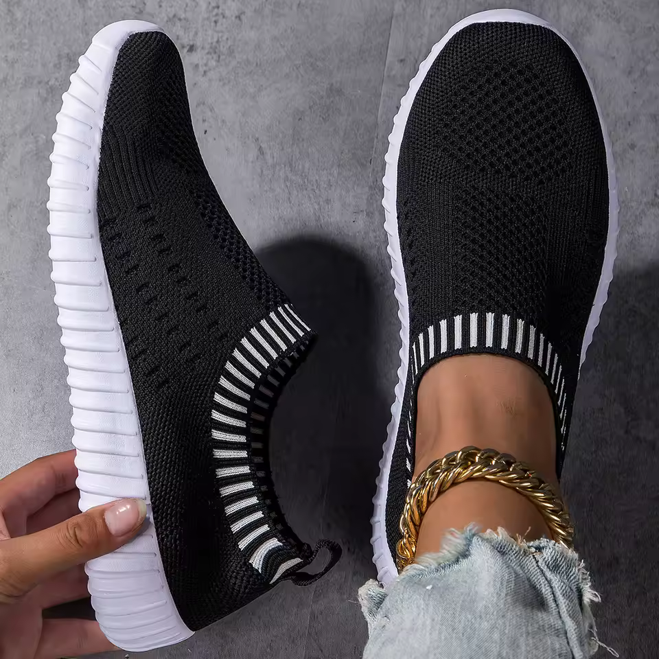 Soft Mesh Slip-On Sneakers for Women