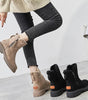 Winter Lined Suede Ankle Boots for Women