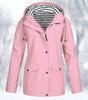 Short Hooded Rain Jacket for Women