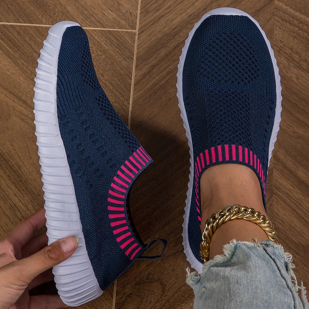 Soft Mesh Slip-On Sneakers for Women