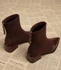 Pointed Suede Heel Boot for Women