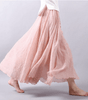 Long Linen Skirt A-Line Cut for Women | Ideal for Summer