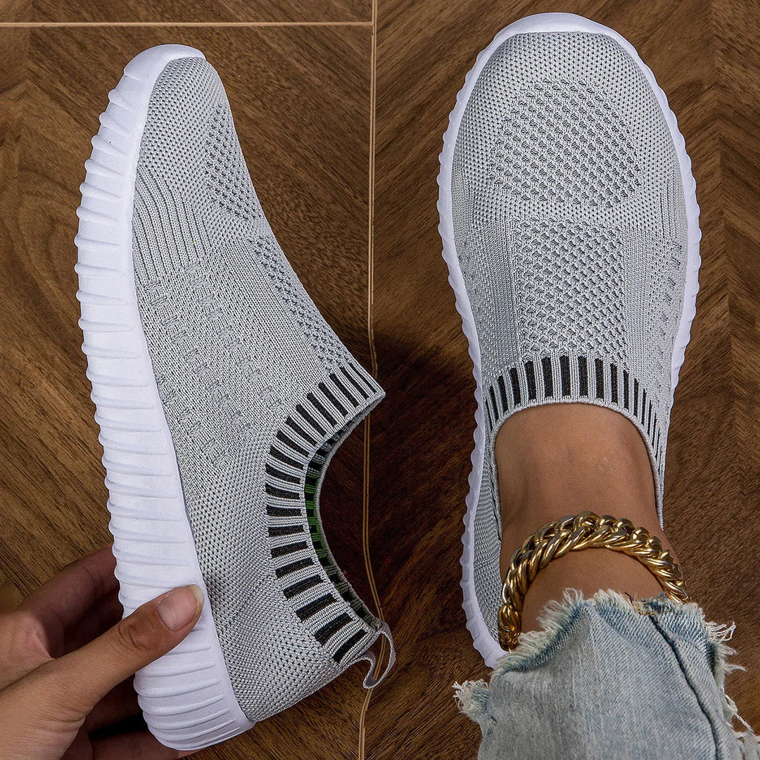 Soft Mesh Slip-On Sneakers for Women