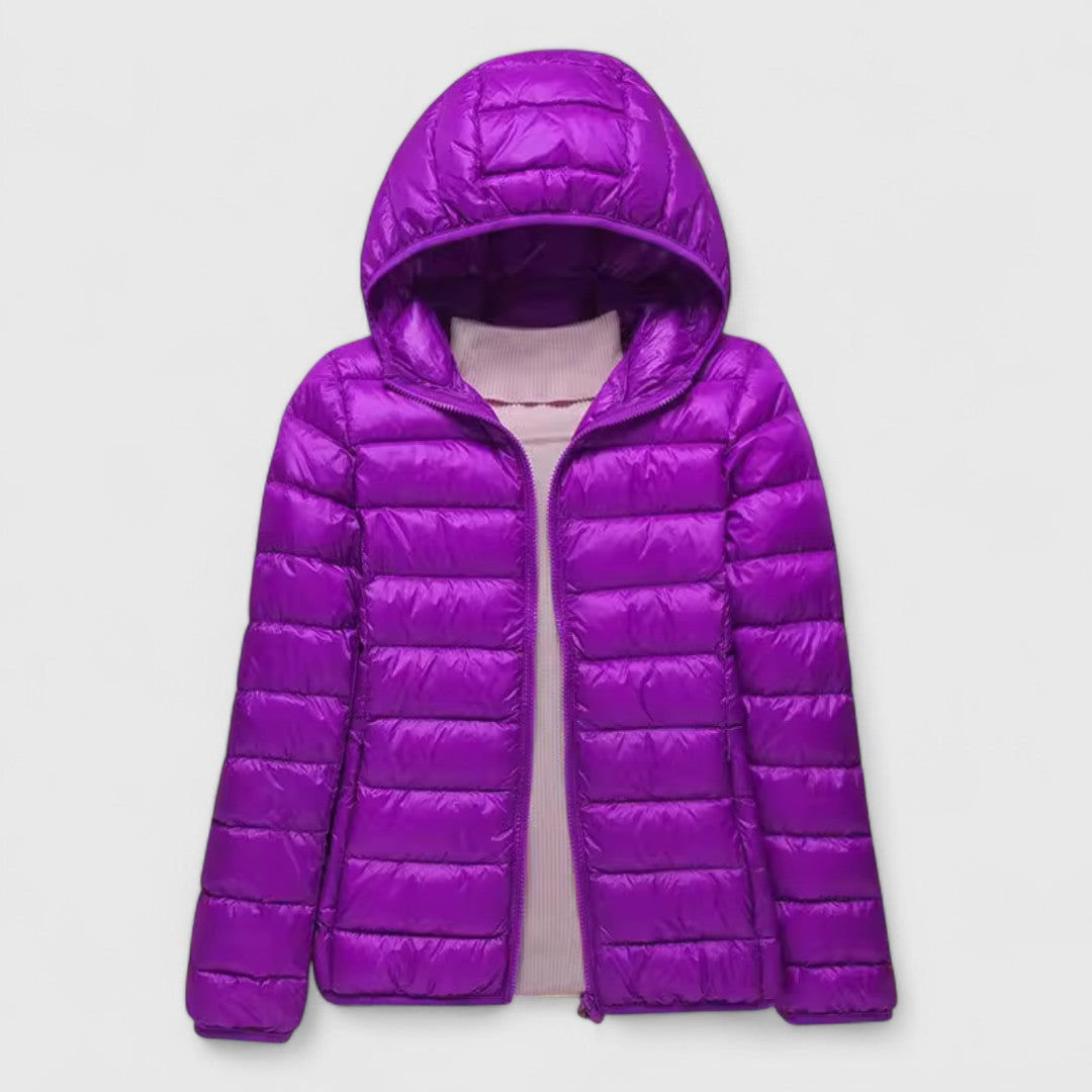 Light Hooded Down Jacket for Women