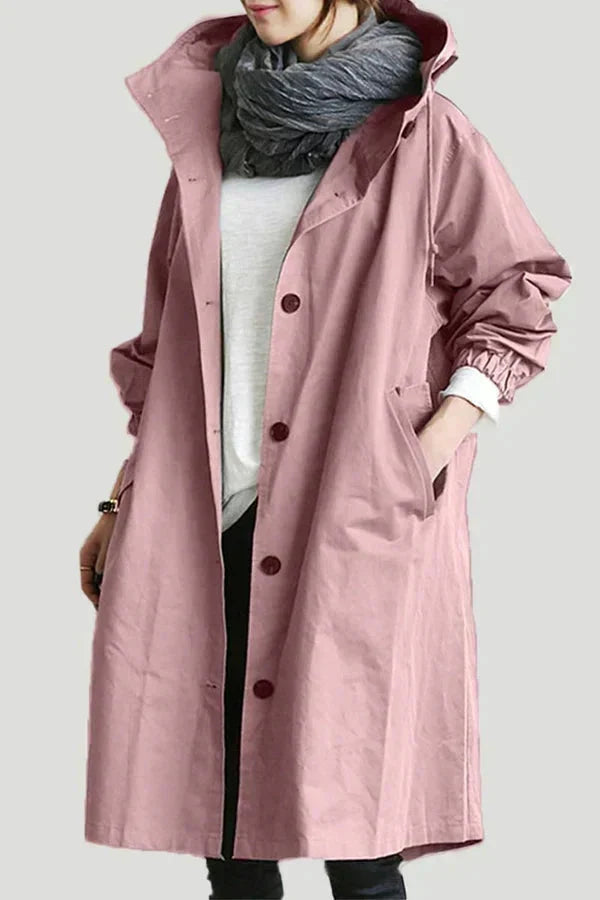 Oversized Long Hooded Coat for Women