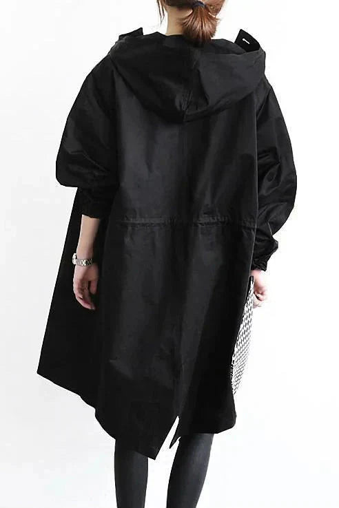 Oversized Long Hooded Coat for Women