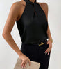 Top Satin Sleeveless with Knot for Women | Perfect for Going Out