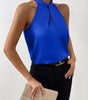 Top Satin Sleeveless with Knot for Women | Perfect for Going Out