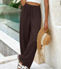 Wide High Waist Palazzo Pants with Pockets for Women