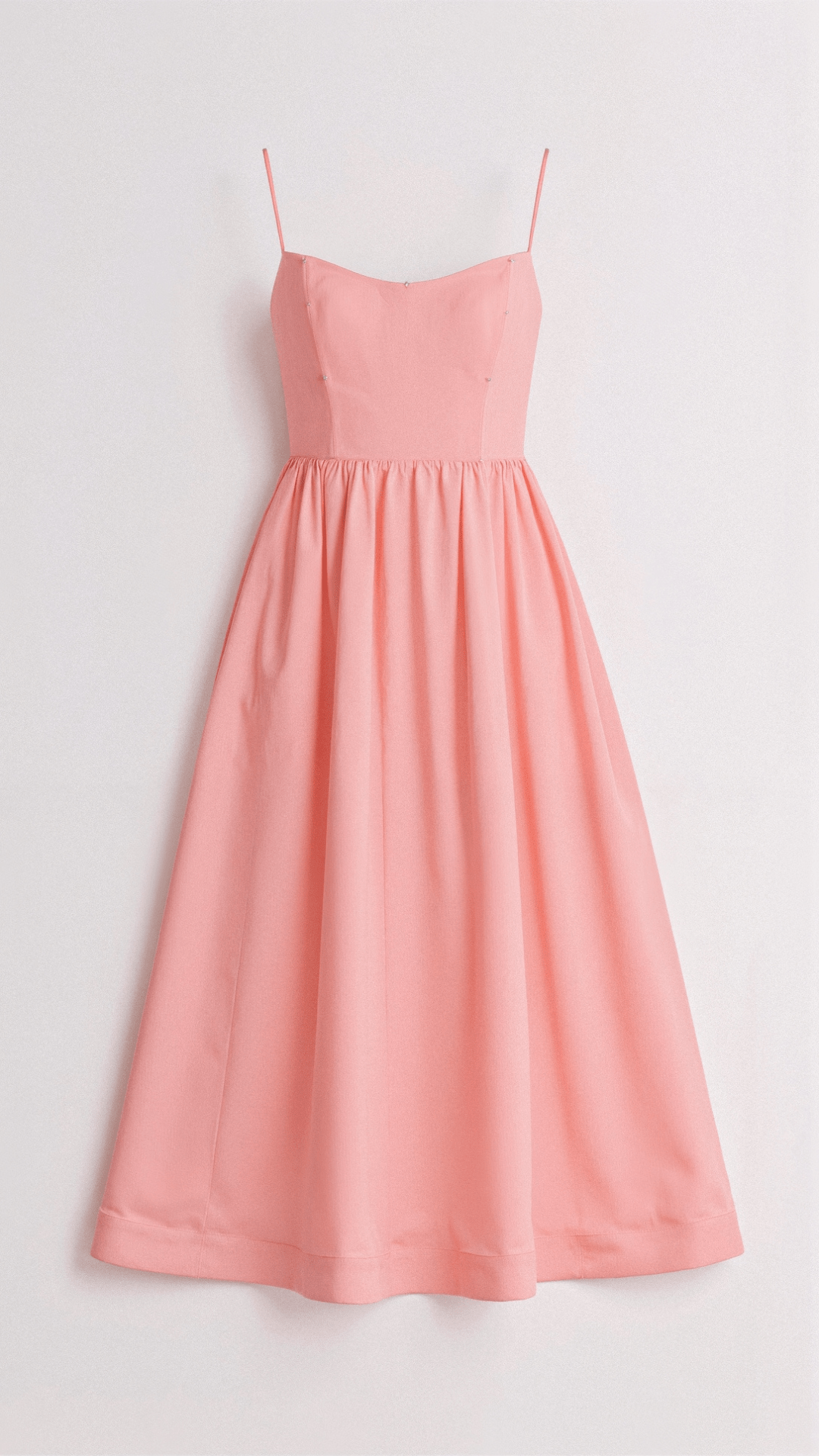 Midi Dress with Ascot Neckline and Flared Cut for Women | Perfect for Summer