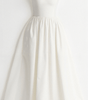 Midi Dress with Ascot Neckline and Flared Cut for Women | Perfect for Summer