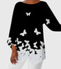 Long-Sleeve Butterfly Print Top for Women | Perfect for Everyday Wear