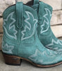 Women's Santiag Ankle Boots with Heel