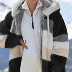 Oversized Fleece Hoodie Jacket for Women