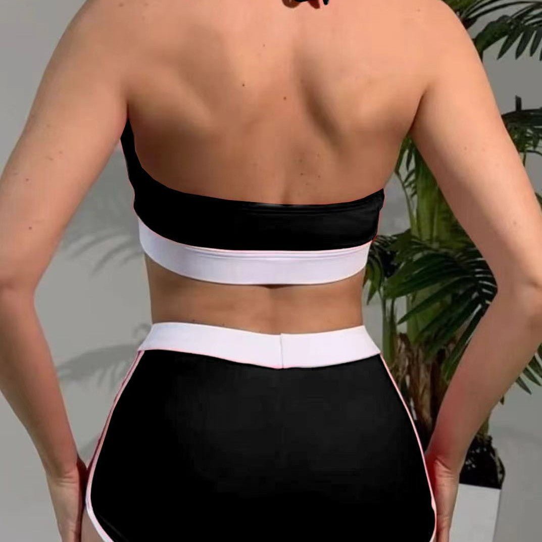 Bikini Sportif à Haut Bas pour Femme - Emilia Lane