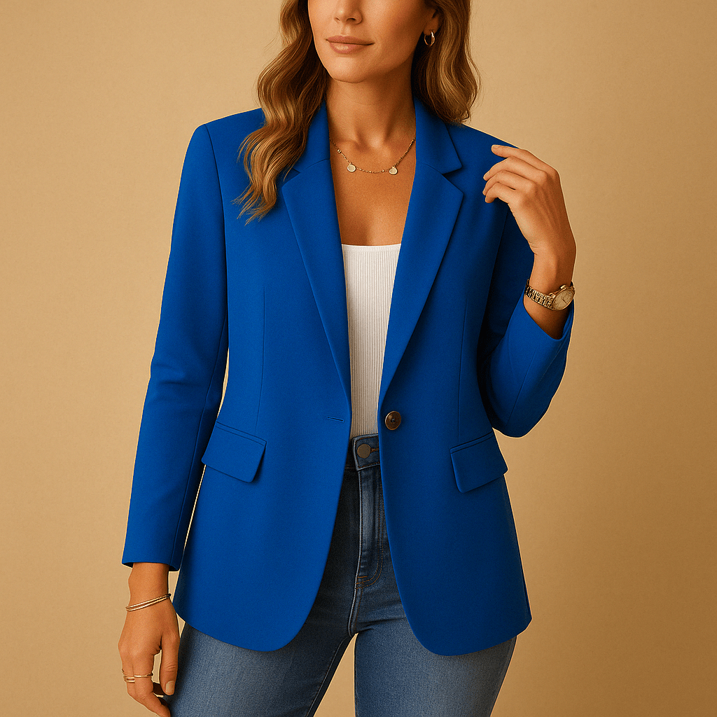 Blazer Classique Ajusté pour Femmes - Emilia Lane