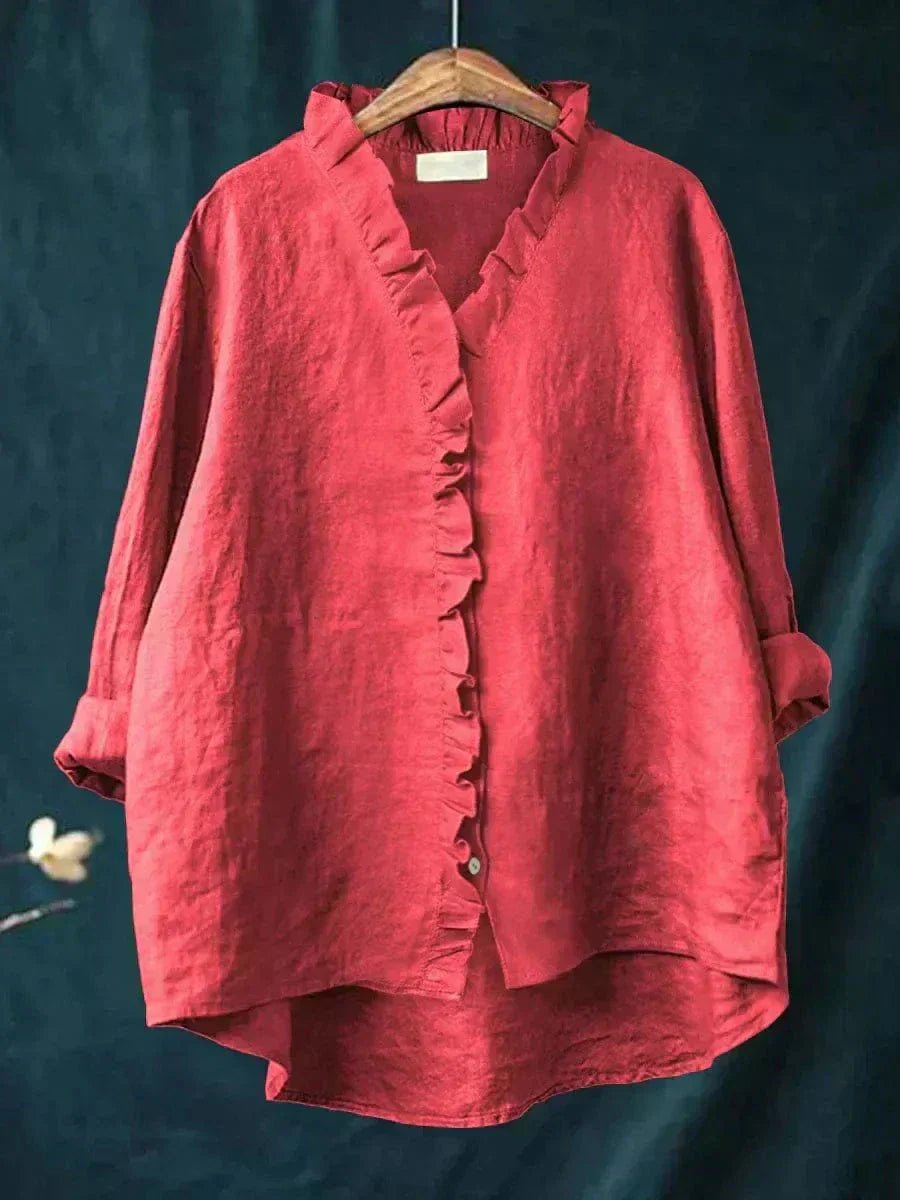 Blouse imprimée manches courtes pour femmes - Emilia Lane