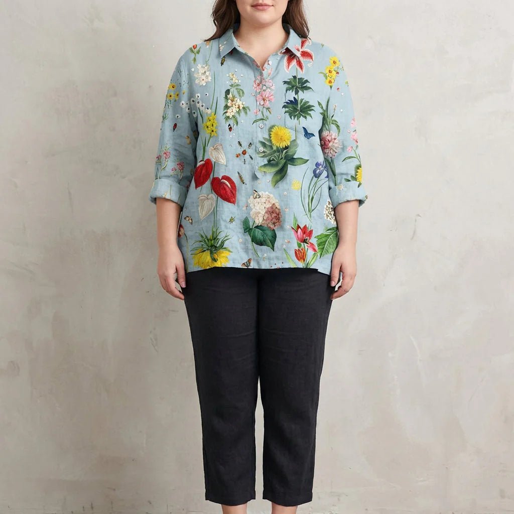 Blouse Longue d’été en lin pour Femmes - Emilia Lane