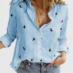 Blouse Longue en Lin et Coton à Boutons pour Femme | Idéale pour le Quotidien - Emilia Lane
