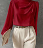 Blouse Satinée pour Femme - Emilia Lane