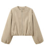 Blouson Bomber Femme Col Rond pour Femmes - Emilia Lane