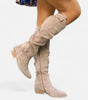 Flat Suede Over-the-Knee Boots for Women