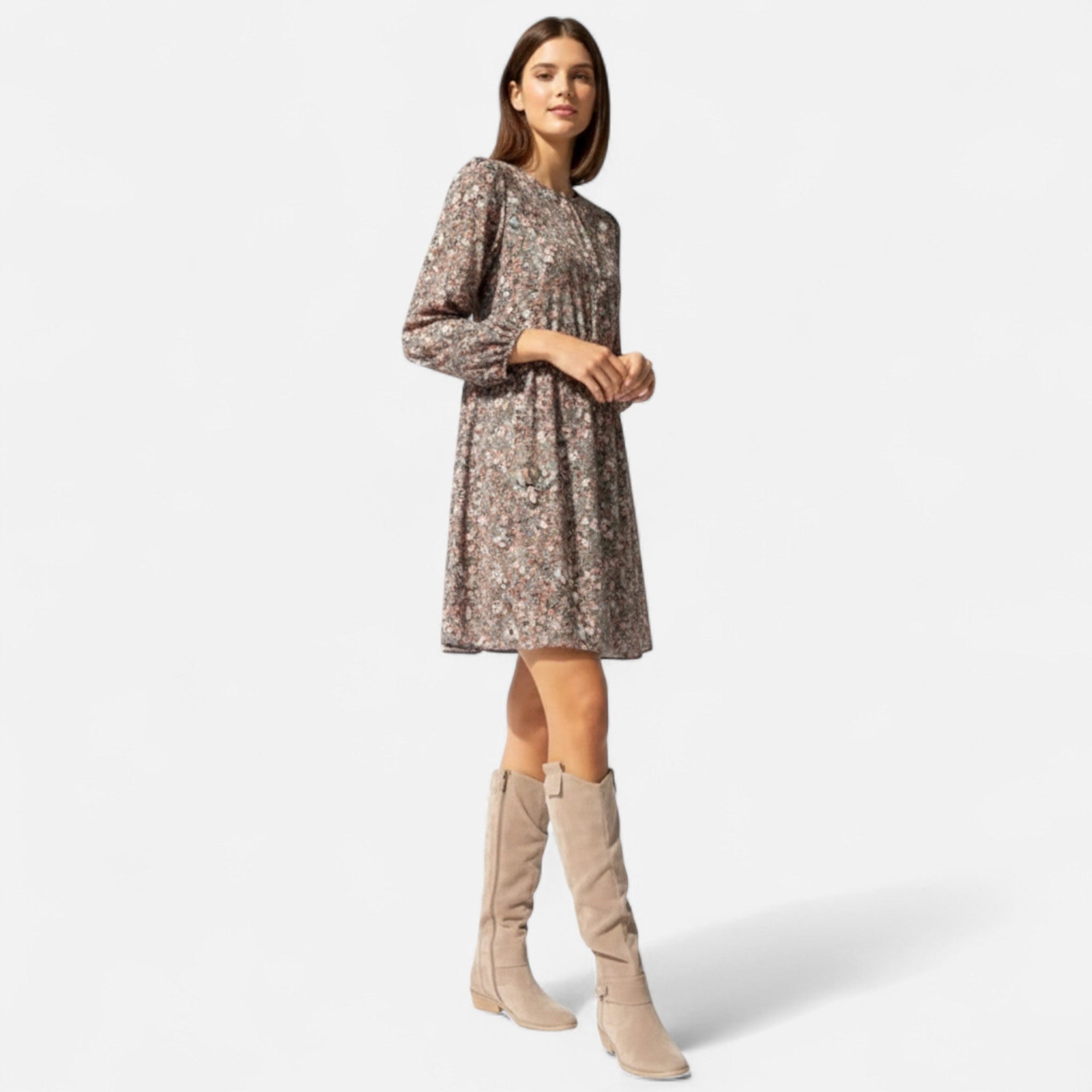 Flat Suede Over-the-Knee Boots for Women