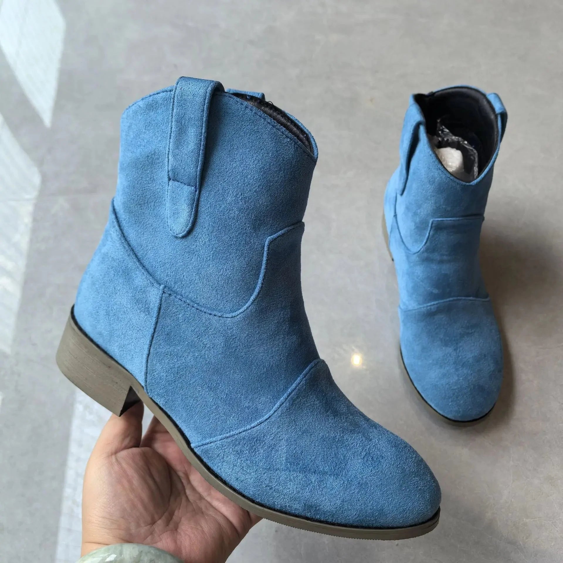 Suede Heel Bootie for Women