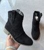 Suede Heel Bootie for Women