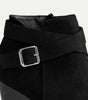 Wedge Ankle Boots in Faux Leather for Women