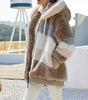 Oversized Fleece Hoodie Jacket for Women