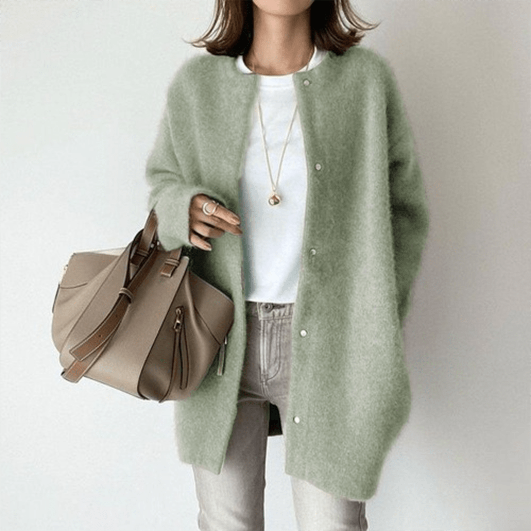 Cardigan en Maille avec Boutons pour Femmes - Emilia Lane