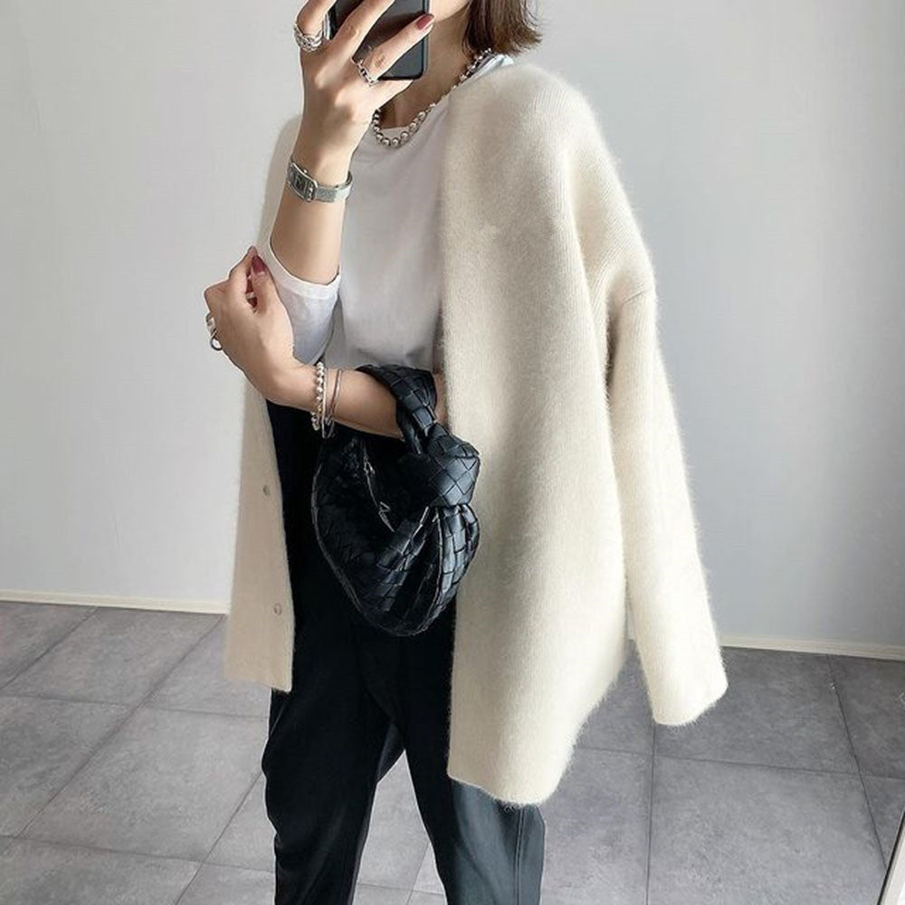 Cardigan en Maille avec Boutons pour Femmes - Emilia Lane