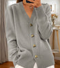 Cardigan Femme en Maille à Boutons Cœur - Emilia Lane