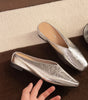 Chaussures plates en cuir vegan pour femmes - Emilia Lane