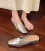 Chaussures plates en cuir vegan pour femmes - Emilia Lane